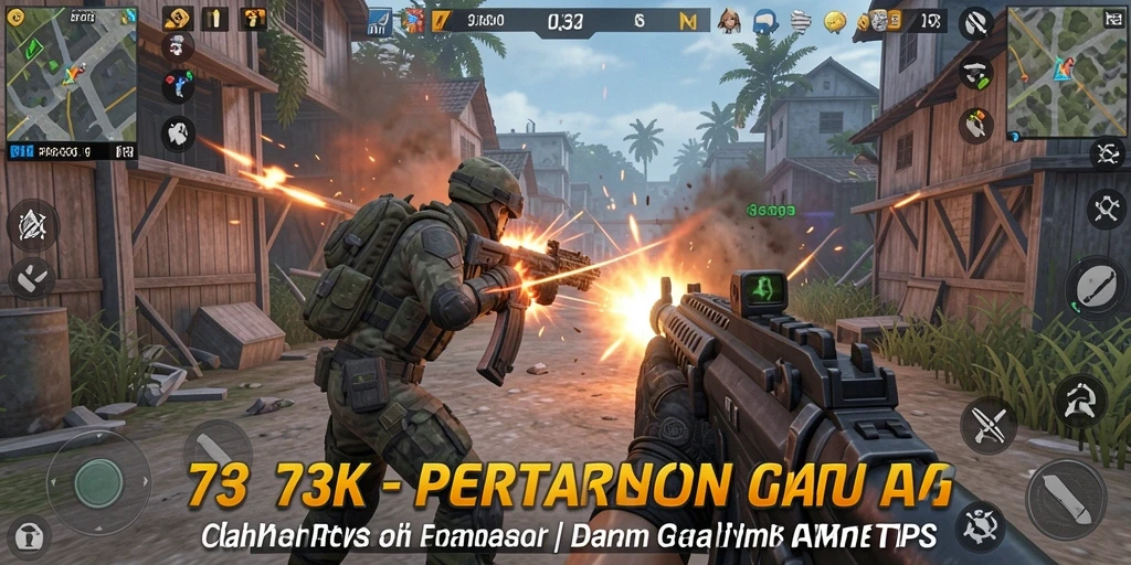 Tampilan gameplay 73K yang mengesankan dan seru untuk dimainkan.