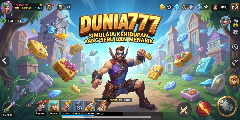 Tampilan gameplay DUNIA777 yang menarik dan interaktif.