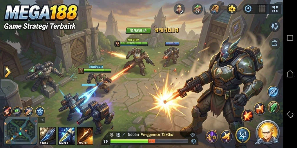 Tampilan gameplay menarik dari MEGA188 dengan strategi yang mendebarkan.