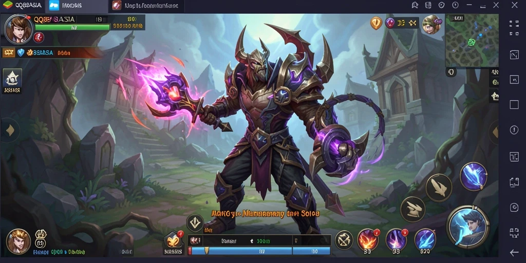 Tampilan gameplay menegangkan dalam QQ88ASIA dengan aksi ARPG yang seru.
