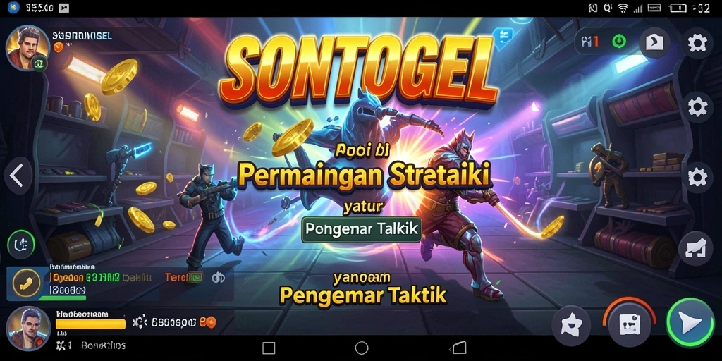 Tampilan gameplay SONTOGEL yang penuh aksi dan strategi.