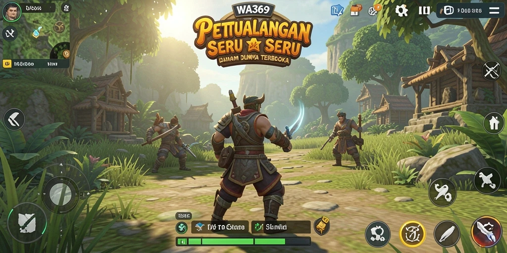 Tampilan gameplay seru di dunia terbuka WA369.