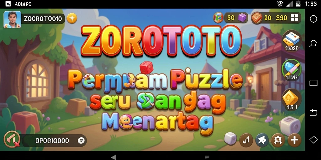 Tampilan gameplay ZOROTOTO yang menarik dan penuh tantangan.